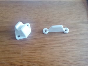 OCS Türfanger Türfeststeller Set 2 tlg weiß für Wohnwagen & Wohnmobil Kunden-Foto 1