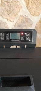 Vzduchové kachle na pelety Anita 11,6 kW Sannover, biele Fotografia od zákazníka č. 1