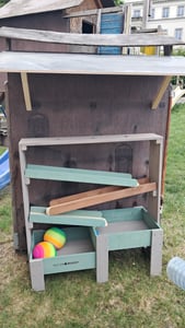 MUDDY BUDDY® Wasserbahn "Aqua Tower" warmgrau - salbeigrün Kunden-Foto 1