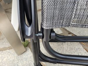CASARIA® Gartenstühle 2er Set Klappbar 6-fach Verstellbar Alu mit hoher Rückenlehne Faltbar Balkon Campingstuhl Klappstuhl Hochlehner Kunden-Foto 3