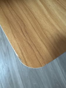 Verstellbarer, tragbarer Arbeitstisch aus Holz mit Rollen, höhenverstellbar bis 90 cm, vielseitig einsetzbar - EVOSTUL Kunden-Foto 19