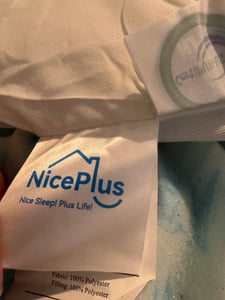NicePlus Topper, 180x200x7cm, 5-Zonen Gel-Schaum - Für erholsamen Schlaf, 360° Mesh für alle Matratzen, H2 Kunden-Foto 1