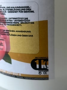 Monopotassio fosfato 5 kg, MKP, fosforo, potassio, fertilizzante P-K, stimolante della fioritura, fioritura, GiDeli Foto del cliente 2