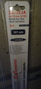 CARCOMMERCE Auto Sonnenschutz Rollo Heckscheibe Schwarz Kunden-Foto 1