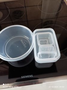 48 Stück Frischhaltedosen mit Deckel, Gefrierdosen Lunchbox Brotdose Mikrowelle, (24 Behälter + 24 Deckel) Kunststoff, BPA-frei, Meal Prep Boxen Kunden-Foto 1