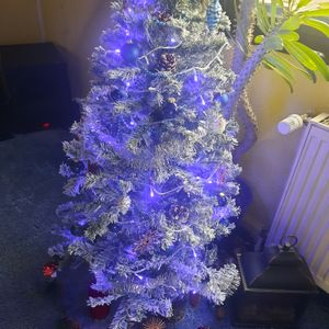 Blaue led Lichterkette