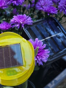Salcar Gartenleuchte 5m LED Solarleuchten  Lichterkette Innen & Außen Lichterkette Solar Gartenleuchten LED Solar Garten Party Deko Kunden-Foto 1