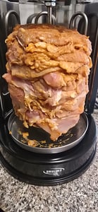 1.400W Dönergrill Schaschlikgrill Rotissiere Hähnchengrill Gyros Kebab Drehspieß Kunden-Foto 1