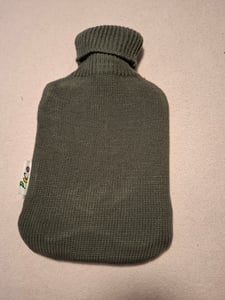 Wärmflasche Bezug Fleece Groß 2L Bettflasche Strickbezug Kinder Erwachsene Weich 2 Liter Kunden-Foto 3