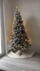 ALIGHTUP 40cm Mini Künstlicher Weihnachtsbaum mit Beleuchtung LED und DIY Weihnachtsdekoration, Tisch Weihnachtsbaum Kunden-Foto 31