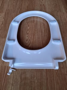 BERNSTEIN Duroplast WC-Sitz U1002 mit Soft-Close & LED-Nachtlicht – Akustiksensor, Blaue Beleuchtung Kunden-Foto 1