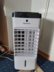 Mobile Klimaanlage ohne Abluftschlauch. Zenet Zet-483 - Leistungsstarker Luftkühler Kunden-Foto 8