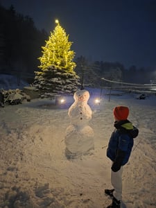 2m LED Weihnachtsbaum Lichterkette mit Timer und 8 Lichtmodi Christbaumbeleuchtung Lichternetz für Christbaum Weihnachten Party Deko Kunden-Foto 2