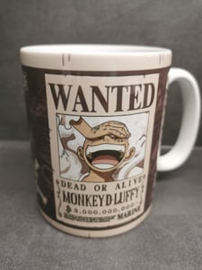 ONE PIECE - Mug - 460 ml - "Luffy Wanted" - subli - box Kunden-Foto 2