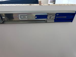 Waschmaschine Trockner Schrank mit Ausziehbrett - Waschmaschinenschrank für Waschmaschine & Wäschetrockner - Überbauschrank 187 x 65 x 66 cm (Weiß) Kunden-Foto 3