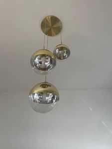 Globo Lighting VARUS Hängeleuchte Metall goldfarben, 3xE27, 15855-3 Kunden-Foto 1