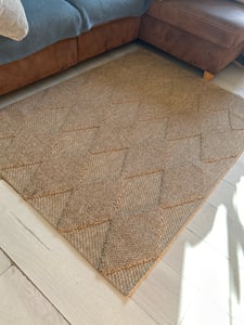 Tappeto per interni ed esterni con aspetto di iuta versatile in beige/marrone Dimensioni - 80 x 150 cm Foto del cliente 1