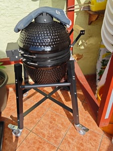 PATTON Kamado-Rollwagen für Premium Compact 15" - Schwarz Kunden-Foto 1