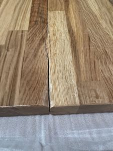 Piano tavolo vidaXL quadrato, marrone chiaro, 50x50x1,5 cm, rovere trattato Foto del cliente 1