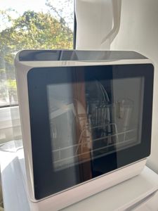 Puluomis mini myčka nádobí 45 cm volně stojící, myčka nádobí s 5+1 programy pro 3 jídelní soupravy, pracuje s přípojkou vody nebo bez ní, černá barva Fotografie od zákazníka č. 2