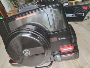 Mercedes-Benz G 63 G63 AMG V8 Biturbo dětské auto dětské vozidlo dětské elektrické auto 12 V / 2x motory (černé) Fotografie od zákazníka č. 6