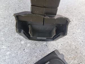 Akku-Rasentrimmer 21V mit 2 Batterien, Freischneider, Motorsense, mit Akku und Ladegerät, Teleskop-Stiel & Zusatzhandgriff, Faltbares Modell, Rot Kunden-Foto 10