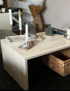 Skye Decor, Memo - Travertine, Couchtische, Travertin, 86,8 x 32,4 x 50 cm Kunden-Foto 1