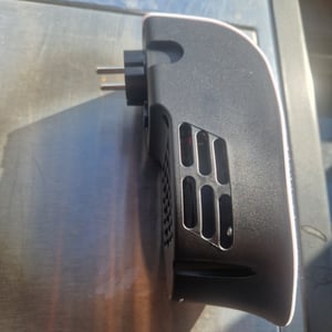 500W 220V Steckdosen Heizlüfter Mini Heizung Energiesparend Mini Lufterhitzer Elektroheizer Überhitzungsschutz Heizgerät abnehmbarer Heizlüfter Kunden-Foto 1