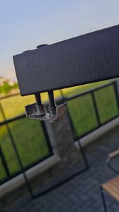 Kaminholzregal Täby Brennholzregal innen außen Metall 60 x 25 x 150 cm Holzunterstand Stapelhilfe für Feuerholz Holzlager Kaminholzständer Schwarz Kunden-Foto 10