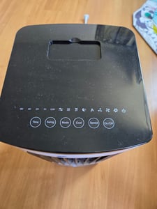 Climatiseur mobile JUNG LIFEAIR sans tuyau d'évacuation, climatiseur mobile 3-en-1, purificateur d'air, humidificateur, refroidissement par eau, jusqu'à 20 m², minuterie de 15,5 heures Photo du client 18