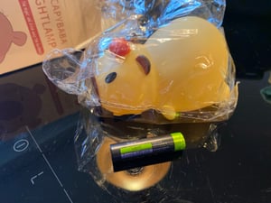 Capybara Nachtlicht, Niedlich Weiches Silikon Dimmbares Nachtlicht mit Touch Steuerung, Geschenk für Kinder Mädchen Jungen Kunden-Foto 1