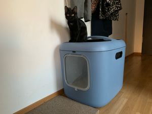 Rotho Biala XL anthracite - cat litter box Fotografia od zákazníka č. 1