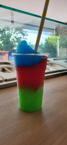 Belissia Slush Eis Sirup 3 x 1000ml Konzentrat | Blaubeer, Cola, Waldmeister | ergiebig in knalligen Farben (1:5) für bis zu 18 Liter | Glycerin frei Kunden-Foto 4