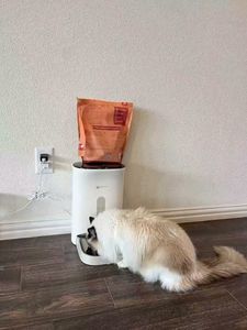 Automatický podavač Amicura F1 Pro 3násobná ochrana čerstvosti, antiblokovací systém, duální WiFi 2,4G/5G, automatický dávkovač krmiva 4,5 l Fotografie od zákazníka č. 2