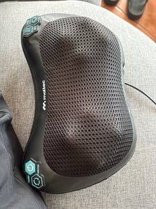 MalTec Shiatsu Massagekissen Rücken, Nacken, Körper wärmende Rückenmassagegerät Massageköpfen für Büro, Auto oder Zuhause Kunden-Foto 5
