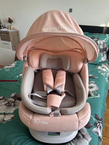 DEWINNER Kindersitz 360°Drehbar, Kinderautositz I-Size, Gruppe 0+/1/2/3 für Autos mit ISOFIX, Reboarder ab Geburt -12 Jahre (40-150 cm), 0-36 kg Kunden-Foto 2