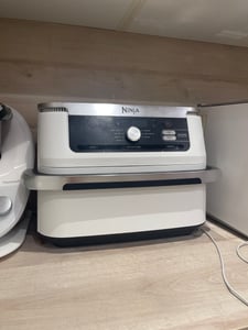 Ninja MAX PRO, Heißluftfritteuse, 6,2 l, Einzelbild, Schwarz, Edelstahl, Berührung, Eigenständig Kunden-Foto 2