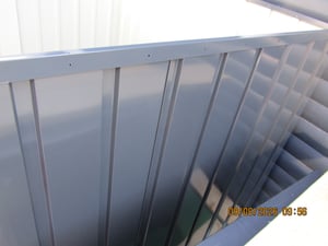 vidaXL Skrzynia ogrodowa czarna 101,5 x 107 x 100 cm stalowa Zdjęcie produktu od klienta nr 2