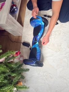 Hoverboard 10 Zoll Elektroroller mit Bluetooth Elektro Balance Hoverkart  Smart Scooter Kinder Jugendliche und Erwachsene LED Skateboard Retoo Kunden-Foto 2