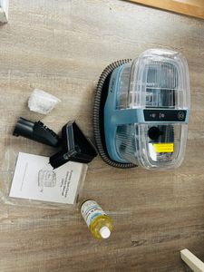 Olvy Teppichreiniger Waschsauger 17.000 PA – Leistungsstarker Nasssauger Polsterreiniger für Sofa, Auto & Teppich inkl. Zubehör & Reinigungsmittel Kunden-Foto 6