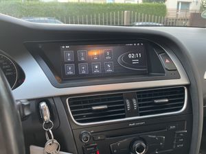 Carplay 8.8"Android 14 4+64G Autoradio GPS Navi WIFI 4G BT USB DSP Für Audi A5 MMI 3G 2009-2016 8-Kern Kunden-Foto 2