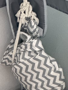 Baby Hängematte für Kinderbett Babywiege Babyhängematte Hängekorb Babyschaukel Baby Hang Bett - Grau Kunden-Foto 1