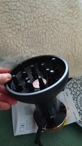 Bellissima Diffon Ceramic DF1 3000, Keramik, AC, Schwarz, Gold, Kunststoff, 2,2 m, Tasten Kunden-Foto 2