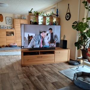 Samsung Q7F QE55Q7FAAU, 139,7 cm (55"), 3840 x 2160 Pixel, QLED, Smart-TV, WLAN, Schwarz Kunden-Foto 1