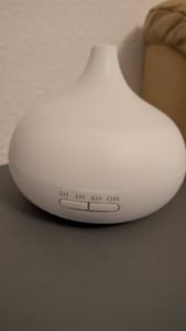 Luftbefeuchter, Diffuser, Aroma, Ultraschall-Vergeber, Diffusor, 7 Farben Wechsel, 500ml Wassertank, für Schlafzimmer, Büro, Yoga, Spa,Fernbedienung Kunden-Foto 3