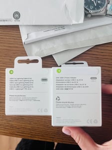 Original Apple 20W USB-C Power Adapter & 2M USB-C zu Lightning Ladekabel Ladegerät iPhone 14 13 12 11 X Pro Max Kunden-Foto 7