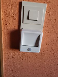 6 LED-Nachtlicht-Steckdose, dimmbar, warmweiß, mit Bewegungssensor, geeignet für Treppen, Schlafzimmer, Flure Kunden-Foto 1