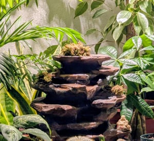 Agora-Tec® Wasserspiel & Zimmerbrunnen "SLATE" Kunden-Foto 1
