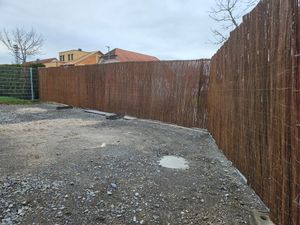 Ogrodzenia Wiklinowe Weidenmatte 170 x 500 cm - Balkon Sichtschutz - Zaun Garten aus Holz - Sichtschutz Garten - Windschutz & Sonnenschutz - Schattens Kunden-Foto 13