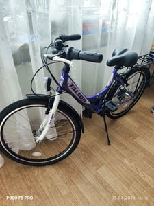 24 Zoll Fahrrad Shimano 21 Gang Mädchenfahrrad Lila mit Beleuchtung 790 Kunden-Foto 3